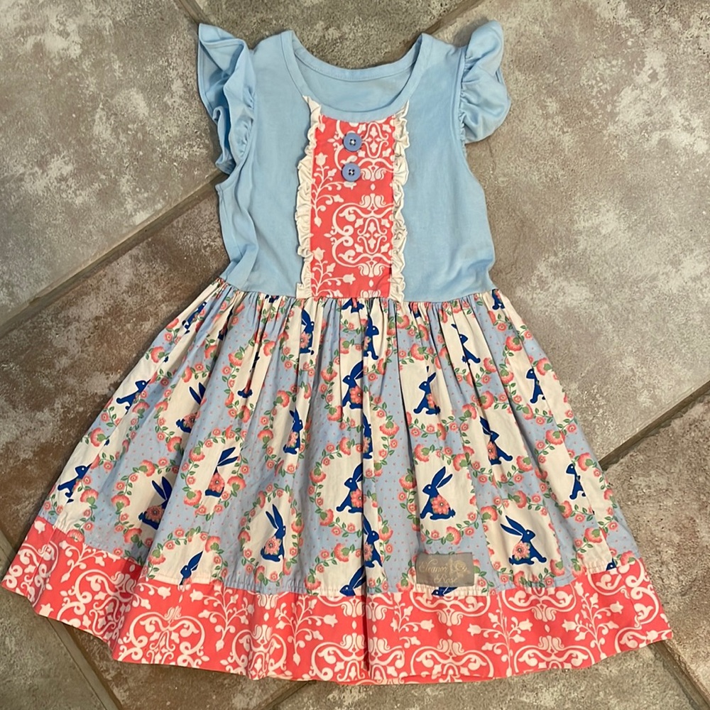 Eleanor Rose rabbit Easter dress